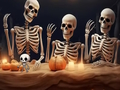Spel Halloween Skelett koloni Escape  på nätet
