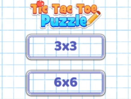 Spel Tic Tac Toe-pussel  på nätet
