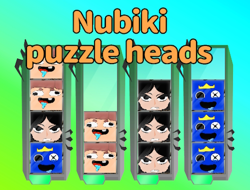 Spel Nubiki pusselhuvuden  på nätet