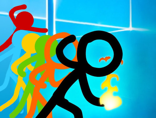 Spel Stickman vs Zombies: Epic Fight på nätet