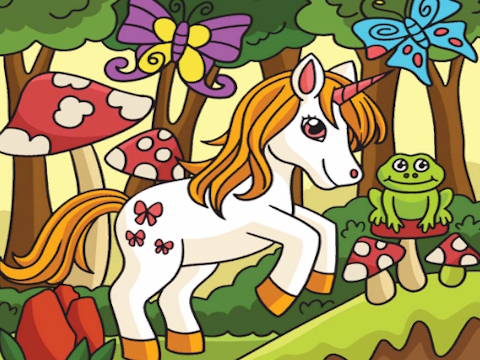 Spel Unicorn Hitta skillnaderna  på nätet