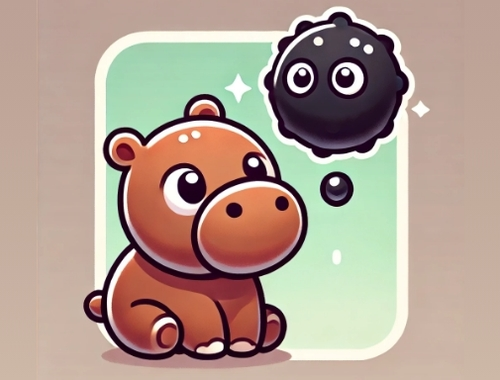 Spel Göm Moodeng Hippo!  på nätet