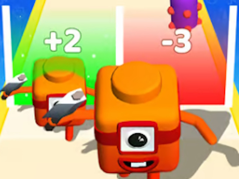 Spel Susle Number Cube: 3D Run Game på nätet