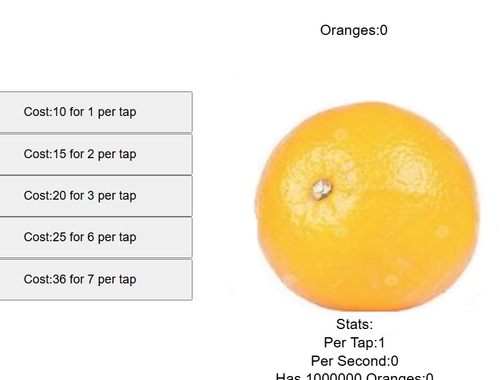 Spel Orange fruktklicker  på nätet