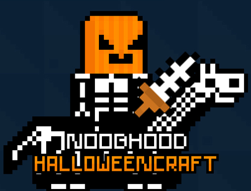 Spel Noobhood halloweencraft på nätet