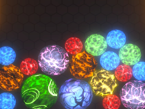 Spel 3D-bollar: Sammanfoga  på nätet