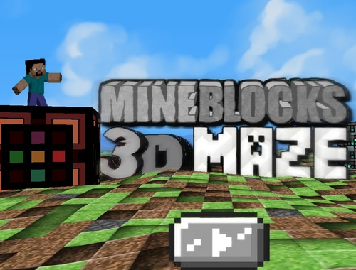 Spel MineBlocks 3D-labyrint  på nätet