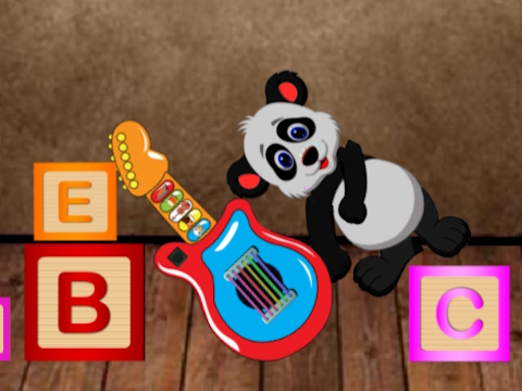 Spel Barn gitarrmusik tid på nätet