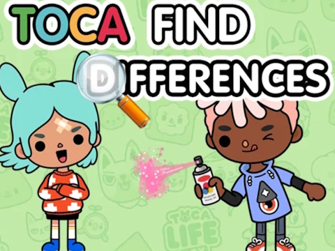 Spel Toca Hitta skillnaderna  på nätet