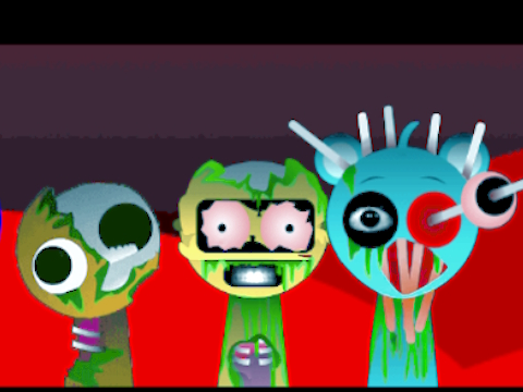 Spel Sprunki Music Scary Beat Box på nätet