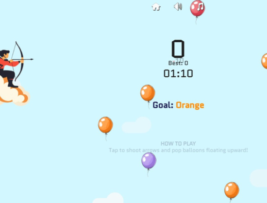 Spel Balloon Archer Challenge på nätet