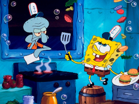 Spel Svampbob Hitta skillnaderna  på nätet