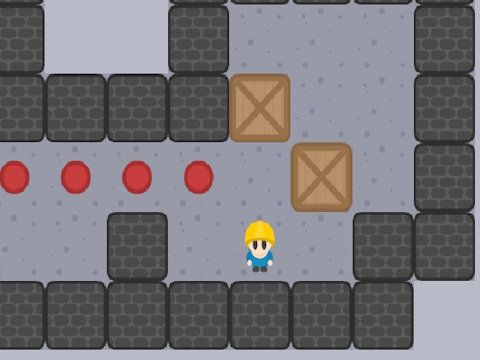 Spel Sokoban pr på nätet