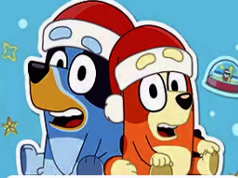 Spel Bluey julspruta på nätet