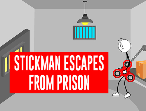 Spel Stickman flyr från fängelse  på nätet