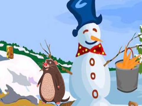 Spel Par flyr från snöigt land  på nätet