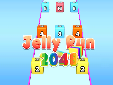 Spel Jelly Run 2048 på nätet