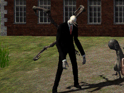 Spel Slenderman förlorade i skolan på nätet