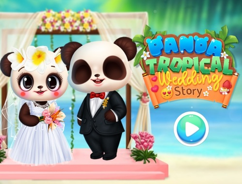 Spel Panda Tropical Bröllopsberättelse  på nätet