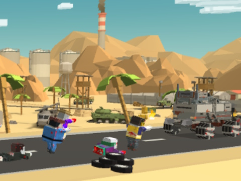 Spel Zombie Derby Pixel Survival på nätet