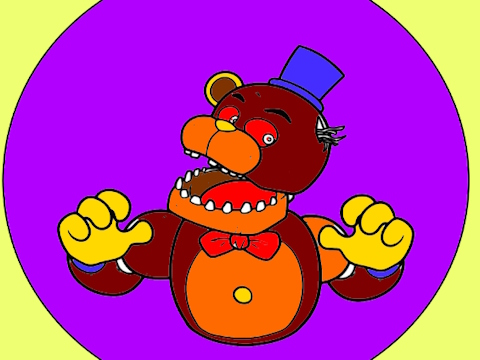 Spel FNAF målarbok  på nätet