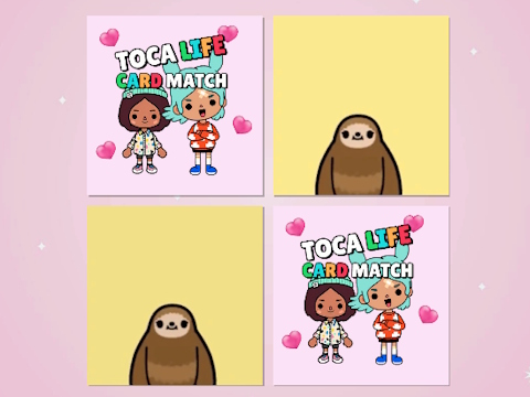 Spel TOCA Life Memory Card Match på nätet
