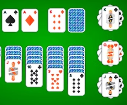 Spel Klondike Solitaire 4 kostymer  på nätet