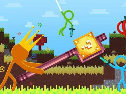 Spel Stickman kung på nätet