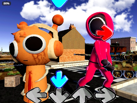 Spel Squid Sprunki dansspel  på nätet