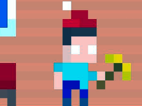 Spel Minicraft vinterblock på nätet