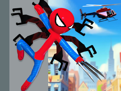 Spel Spiderlox temaparkstrid på nätet