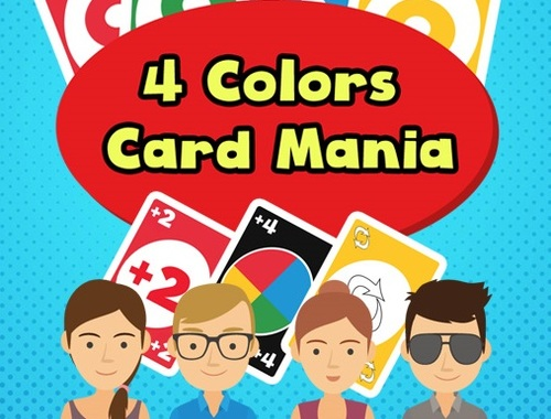 Spel 4 färger Card Mania  på nätet