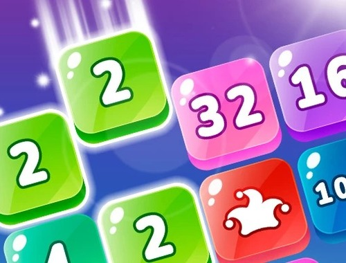 Spel Slå samman kvadrater  på nätet