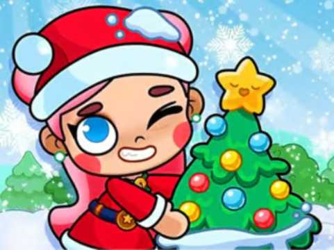Spel Jigsaw Puzzle: Avatar World Christmas Carnival på nätet