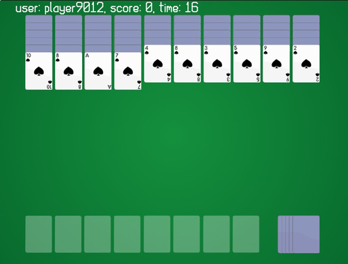 Spel Spider Solitaire Classic Ver på nätet