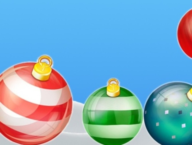 Spel Pussel Balls Merge det nya året!  på nätet
