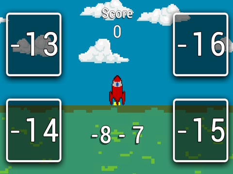Spel Raketmatematik på nätet
