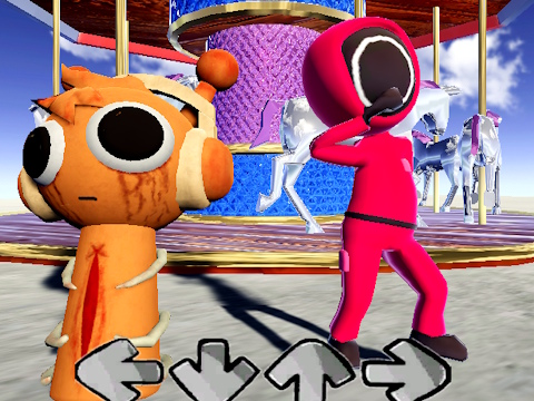 Spel Squid Game Sprunki FNF Battle på nätet