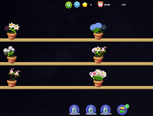 Spel Blomstermatchning  på nätet