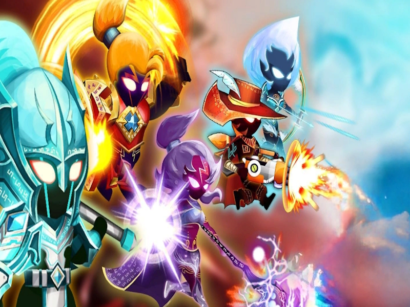 Spel Stickman Saga: Ninja Shadow Warriors på nätet