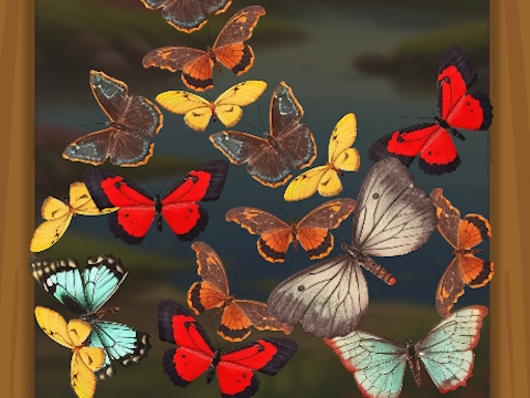 Spel Slå samman Butterfly  på nätet