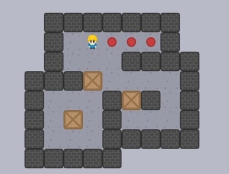 Spel Sokoban_pr på nätet