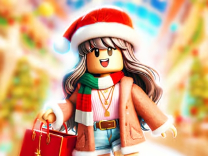 Spel Jigsaw Puzzle: Roblox Christmas Mall på nätet
