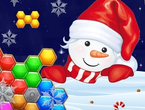 Spel Hexa Sort: Winter Edition på nätet