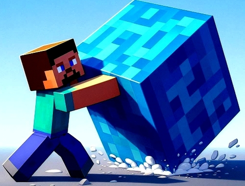Spel MineBlocks 3D-labyrint  på nätet
