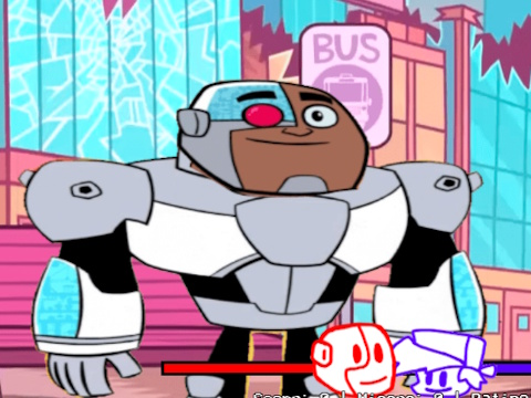Spel Friday Night Funkin' vs Cyborg: Hela veckan  på nätet