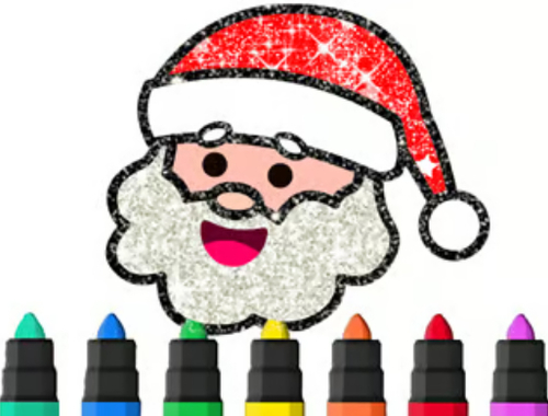 Spel Målarbok: Santa's Gift  på nätet