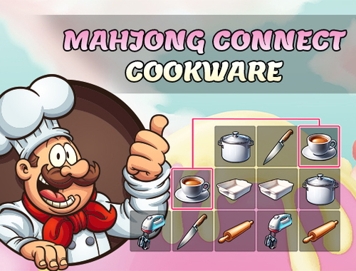 Spel Mahjong Connect Cookware på nätet