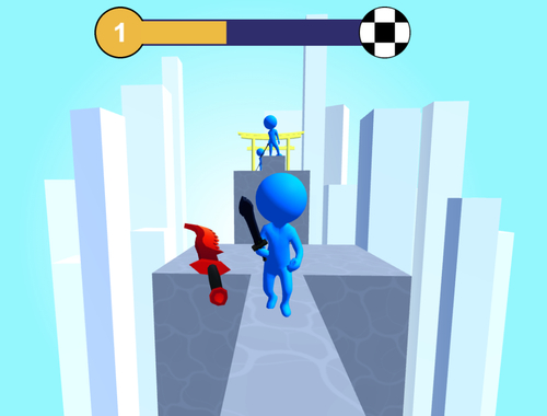 Spel Svärdspel! Ninja skivlöpare  på nätet