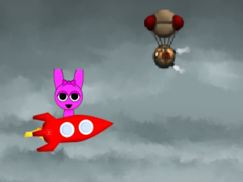 Spel Sprunki Shoot Fly på nätet